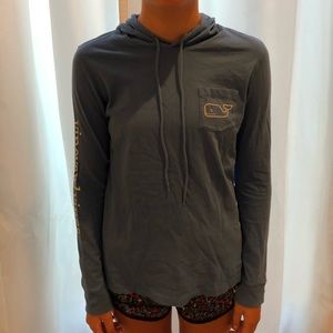 Vineyard vines long sleeve with hood